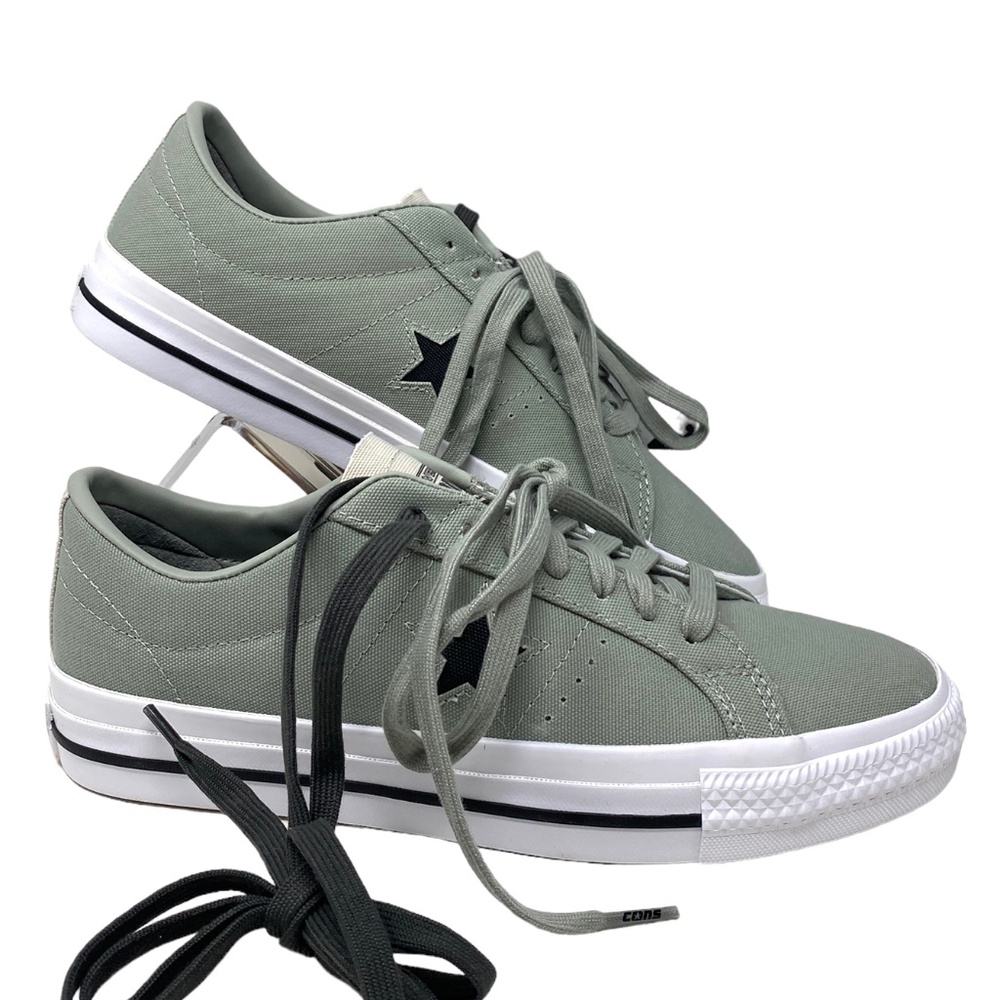 Converse CONS One Star Pro OX Low Top Canvas Gray Men’s Size Sneakers 172634C - Picture 2 of 12